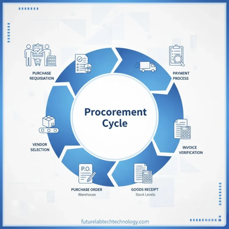 Understanding SAP MM visual procurement cycle