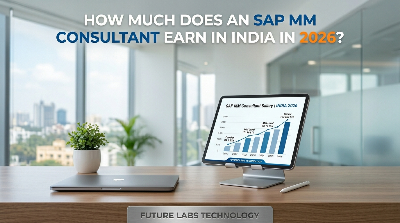 SAP MM consultant salary in India 2026 showing career growth and salary progression from entry-level to senior consultant roles